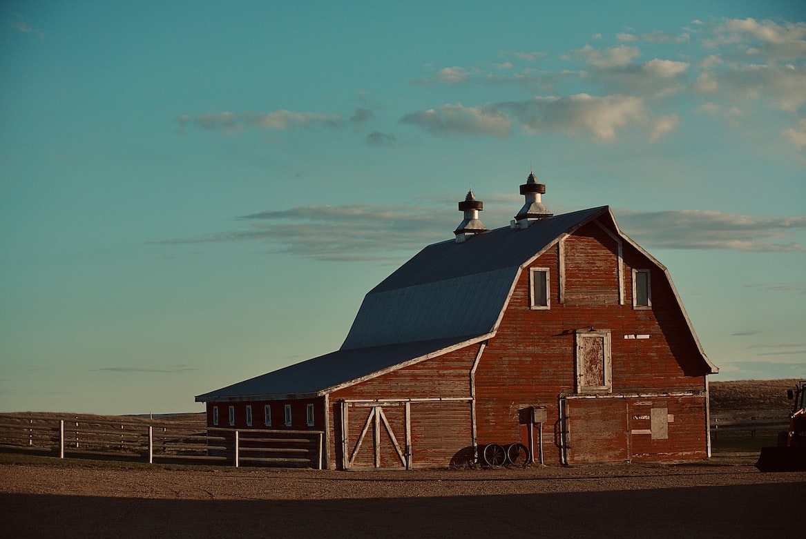 Red barn established in 1918 Located in Southern Saskatchewan